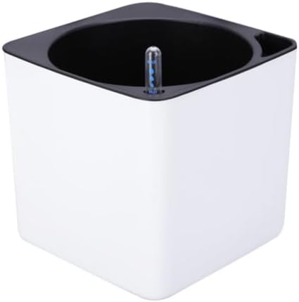 Kisangel Planter Plastic with Double Layer Design Self Watering Flower Pot Large Capacity Square and Detachable Inner Pot for Weather Condition Indoor and Outdoor Plants by Kisangel