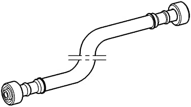 Grohe 42233000 Starlight Chrome Connection Hose - Image 3