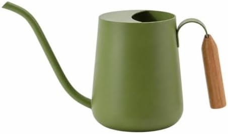 Comfortable Long-Spout Watering Can, Matte Green by Gralara