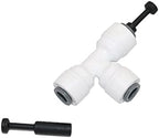 Garden Plumbing Hose Adapter Sliding Lock Quick Connector End Plug Agricultural Greenhouse Greenhouse Irrigation Mist Cooling System Connector Closure Tool 20 Pieces (Color : Blue) - Image 7