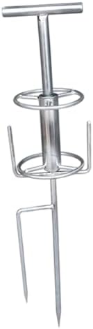 Baoblaze Garden Hose Guide Spike Garden Hose Holder Freestanding,Rack,Organizer,Heavy Duty Auxiliary Watering Hose Reel for Lawn Yard, Style B - Image 7
