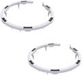 10 Pack - Premium Hevy Duty Drip Irrigation Watering Ring for 1/8" .125 Inch Tubing, Halo, Circle, Great for Greenhouse & Commercial Grower Applications (5" Diameter Ring, 10) by OneStopOutdoor