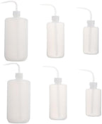 VICASKY 6 Pcs Plastic Watering Bottle Flower Watering Can 250ml 500ml 1000ml Water Squirt Bottle for Eyelash Extensions Eye Wash Tattoo Lab Tip Liquid Storage (White) - Image 4