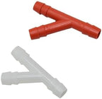 Hoses Connector 10mm 3 Way Manifold Y Connector Hose Garden Irrigation tee Barb drip Irrigation Fittings 300pcs(Red) - Image 6