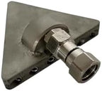 3D High Pressure Sewer & Floor Cleaning Nozzle 6 Rear Holes Professional Bottom Cleaner for Municipal Drainage & Heavy-Duty Dredging(1l2 female 50L) - Image 2