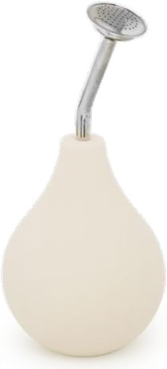 Warped Woven Wet Felting Bulb Sprinkler, Nickel-Plated Brass and Silicone, 250ml, Gentle Rain Effect, for Nuno Felting and Wool Fibers | Made in Germany (White) by Unknown