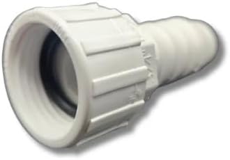 Barbed Female Hose End with Swivel – Connects to Male Hose Thread – Schedule 40 PVC Barbed Fitting – Leak-Resistant, Durable Swivel Hose Adapter for Irrigation and Garden Systems (3/4" Barb x FHT, 25) - Image 2
