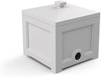 Mayne Inc 5858-W Fairfield Garden Hose White Storage Bin by Mayne