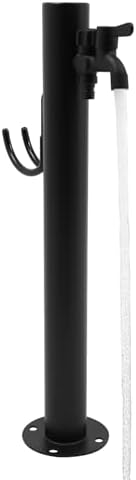 304 Stainless Steel Cylindrical Vertical Garden Water Column, Outdoor Column Faucet, Outdoor Antifreeze Faucet Water Dispenser for Exterior Patio Backyard and Lawn by Unknown