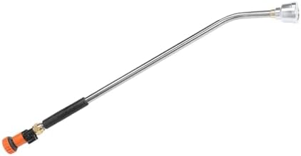 Fabater Garden Hose Watering Wand, Long Hose Nozzle Sprayer for Plants Lawn, Press Switch Watering Sprayer Wand, Sturdy Stainless Steel Aluminum Nozzle, Car Cleaning Yard (90CM) - Image 3