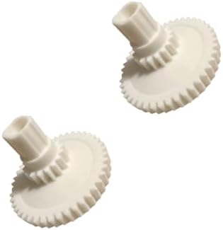 Traveling Sprinkler Gear Compatible with Orbit | Walking Tractor Sprinkler Part Compatible with John Deere | Lawn Watering System Repair | Helps Restore Wheel Movement (White) by Unknown