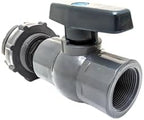 1.5" PRO SERIES PVC Ball Valve Spigot Kit with Bulkhead Fitting Adapter for Rain Barrels, IBC, and Behrens Steel Water Tanks by VanEnterprises
