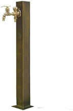 304 Stainless Steel Vertical Garden Water Column, Freestanding Hose Stand with Faucet for Outdoor Irrigation and Washing - Durable Design, Easy to Use by Unknown