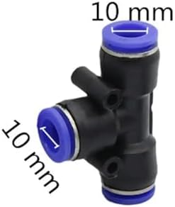 5 Pcs 10mm Tee Connector Garden Irrigation Quick Connectors Pneumatic Joint Mist Cooling System Adapters - Image 2