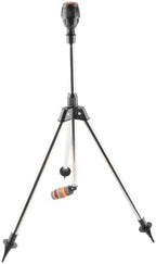 Tripod Sprinkler, 360 Degree Rotating Lawn Sprinkler Adjustable Height and Angle with Metal Tripod Base for Large Yard Garden Lawn Sprinkling System - Image 4