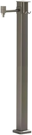 Garden Watering Fountain Hydrant, Garden Hose Holder with Brass Faucet,freestanding Antifreeze Faucet Water Dispenser(Color:Side Water Inlet,Size:Single Faucet) by Unknown