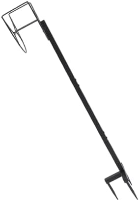 Portable Garden Hose Holder Metal Stand, Freestanding Iron Rack by VICASKY