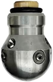 High pressure washing sewer cleaning dredge cutter nozzle WT-3/8 Rotating Ball spherical jetter nozzle(3I8 Female 50LPM) by Unknown