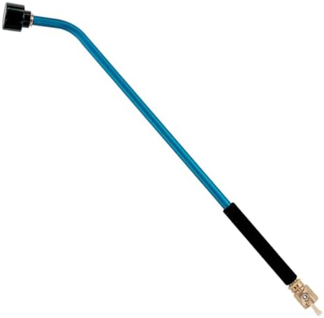 Dramm ColorMark Soft Rain Watering Spray Wand – 30” Long, Blue – Lightweight & Durable with 8" Foam Grip and Brass Shut-Off Valve – Ideal for Hanging Baskets, Planters, Gardens, Shrubs & Seedbeds by DRAMM