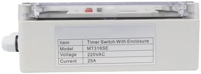 220V 25A MT316SE Second Programmable Rain-Proof Outdoor with IP66 Water Proofcase Digital Timer Switch - Image 5