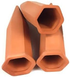 SEWACC 4 Pcs Automatic Watering Spikes Porcelain Orange - Image 5