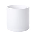 D'vine Dev Plastic Planter Pot with Saucer, 10 in, White Color, 74-X-A-2 by DvineDevPlanterPotsandStand