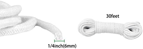 4X Self Watering Rope Drip Irrigation Cotton Wick Cord String for Planter Flower Pot Automatic Watering Device System Suitable for Home Garden Office - Image 4