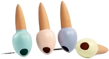 Plant Watering Globes 4PCS Automatic Plant Watering Stakes Eggs Self-Watering Spikes Ceramic Vacation Drip Irrigation Tool Devices by Unknown