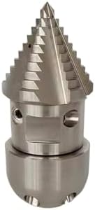 1" Rotating Nozzle High Pressure Rotating Nozzle Sewer Mine Cleaning Water Gun Nozzle Sludge Side 4 Rear 6 Holes Cleaning(1 female 200LPM) by Unknown