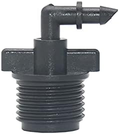 Utility Connector Adapter Hose Connector Adapter 200Pcs 1/2 inch Male Thread to 1/4 inch Hose Barb Connector 6Mm 1/4" 1/2 Channel Water Pipe Drip Irrigation System Accessories/1I4 * 1Way - Image 4
