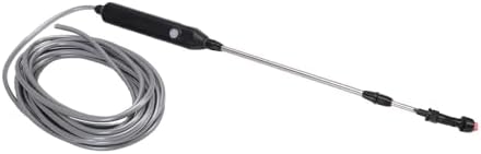 Pssopp Garden Sprayer Wand Battery Powered Hose Nozzle with Telescopic Stainless Steel Rod 35.04in Interchangeable Nozzles and 32.81ft Hose for Gardening Cleaning (Type 1 10m) - Image 2
