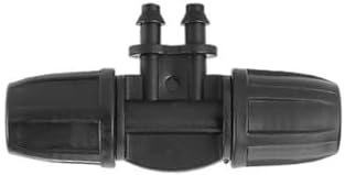 5/16 Inch (1/4Inch) Irrigation Fittings Coupling,Barbed Tee Connectors For (5/16" ID X0.43-0.47" OD) Drip Tubing Barbed Connectors Pack of 20/50/100 (100,5/16-1/4 Reducing Tee With Sharp End) - Image 4