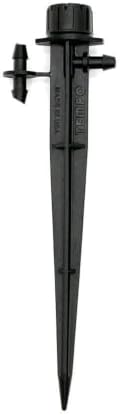 DripFlo 6822033 360 Degree Full-Circle 8-Stream Adjustable Drip Irrigation Emitters on Stakes, 50 Pack by Unknown