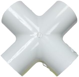 10 Pack - Dura Plastics Schedule 40 PVC Slip Cross | High-Capacity 4-Way Connection | Irrigation & Plumbing | 420-005 (3/4" 10 Pack (P34X-10)) by DripWorks