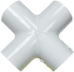 10 Pack - Dura Plastics Schedule 40 PVC Slip Cross | High-Capacity 4-Way Connection | Irrigation & Plumbing | 420-005 (3/4" 10 Pack (P34X-10)) by DripWorks