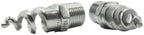 SS304 Spiral Cone Atomizing Nozzle, BSP Male Thread 1/4"-1", for Irrigation - Image 2