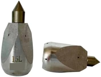 High Pressure Sewer Jetter Cleaning Nozzle - 3/8" Female Thread, Stainless Steel, 50-300 Bar, 15-30L/min Flow Rate, 3 Forward & 5 Backward Holes for Efficient Pipe(1l2 15L 80bar) - Image 3