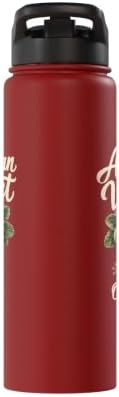 African Violet Plant Collector Houseplant Lover Gift Stainless Steel Insulated Water Bottle - Image 4