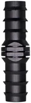 16mm 20mm 25mm PE Pipe Barb Connectors Tee Elbow Straight End Garden Water Drip Irrigation Hose Reducer Splitter Fitting(Straight,20MM-10 PIECES) by Unknown