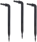 100-Pack 6" Inch Angled Drip Emitter Stake, (FITS 1/4" & 1/8" TUBING) for Precise Watering & Irrigation, Greenhouse, Container Gardening, Home Garden by OneStopOutdoor