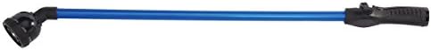 Dramm RainSelect Rain Wand – 30 Inch Aluminum Watering Wand with 9-Pattern Adjustable Spray Head & One Touch Thumb Control Valve – Garden Hose Wand for Flowers, Plants & Hanging Baskets – Blue by DRAMM