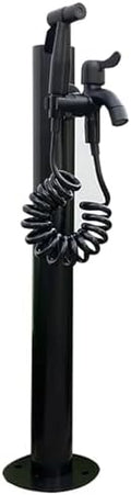 304 Stainless Steel Vertical Garden Water Column - Freestanding Hose Stand with Lock Faucet, Outdoor Antifreeze Water Dispenser & Decorative Fountain for Garden & Patio by Unknown