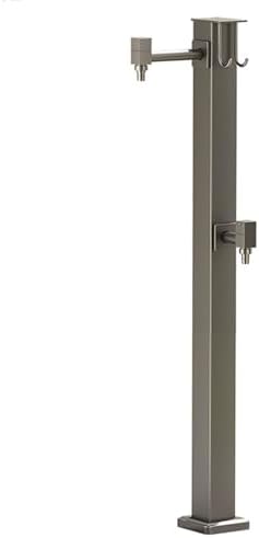 304 Stainless Steel Vertical Garden Water Column, Outdoor Water Fountain Courtyard Hydrant Retro Post Faucet, Garden Hose Holder with Brass Faucet,freestanding Antifreeze Faucet Water Dispenser by Unknown