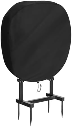 Water Hose Holder Cover for Outside, Onlyme Garden Hose Holder Cover for Outside Freestanding, Garden Hose Stand Cover, Black (Cover Only) by Unknown
