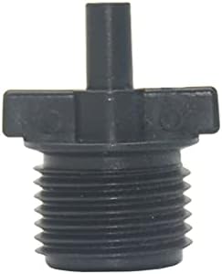 Spray Water Connection 200pcs 1/2 Inch Male Thread To 1/4 Inch Hose Barb Connector 6mm 1/4" 1/2 Channel Water Pipe Drip Irrigation System Accessories (Color : 6MM) by Unknown