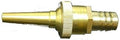 SSIMOO Garden Water Nozzle Brass Jet Fountain Nozzle Barb Hose Straight Adjustable Angle Port Size=9mm for 16/19/25/32mm Hose Kindly (Size : 16mm) by Unknown