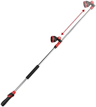 CHAPIN International 4673 10 Pattern Rotatable Nozzle and 39 to 56 inches Extension Telescoping Watering Wand, Black/Red, 39-56 inches - Image 5