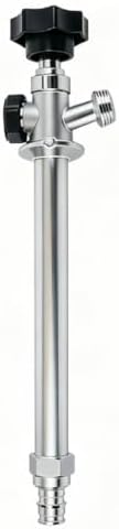 Frost Free Sillcock 10 Inch with Vacuum Breaker - PEX-A Expansion Connection - Lead-Free Brass Outdoor Faucet, Anti-Siphon Freeze Proof Hose Bibb for Uponor PEX-A Systems by GBQA