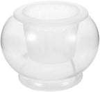 Glass Self Watering Planter Round Desktop Hydroponic Flower Vase by Beatifufu