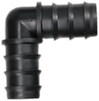 2~30PCS PE Pipe Barb Connectors Tee Elbow Repair End Plug Garden Water Drip Irrigation Connector Joints 16mm 20mm 25mm(Elbow,16MM_20 PIECES) by Unknown